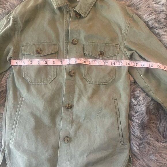 H&M Girl’s Denim Olive Shacket, 12 - Picture 7 of 7